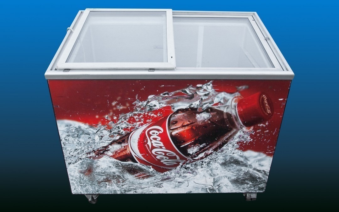 Kühltruhe Coca-Cola